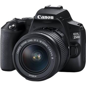 Canon EOS 250D čierny + 18–55 mm DC III (3454C003)