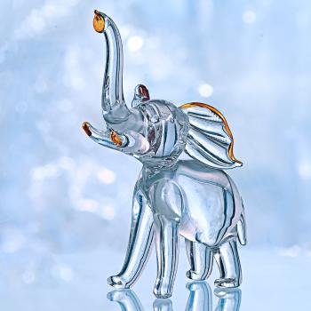 Magnet 3Pagen Sklenená miniatúra "Kôň" slon