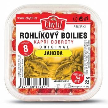 Chytil rohlíkový boilies 8 mm 22 g - jahoda/ryba