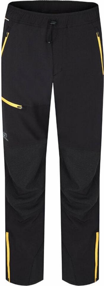 Hannah Outdoorové nohavice Claim II Man Pants Anthracite/Yellow XL