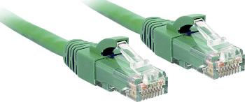 LINDY 48045 RJ45 sieťové káble, prepojovacie káble CAT 6 U/UTP 30.00 cm zelená s ochranou 1 ks