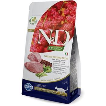 N&D grain free quinoa cat weight mngmnt lamb & broccoli 1,5 kg (8010276035806)