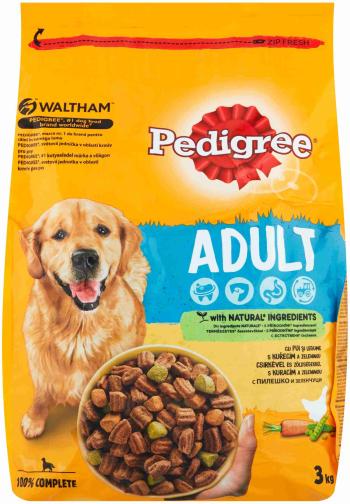 PEDIGREE Granule Adult Kuracie a zelenina 3kg