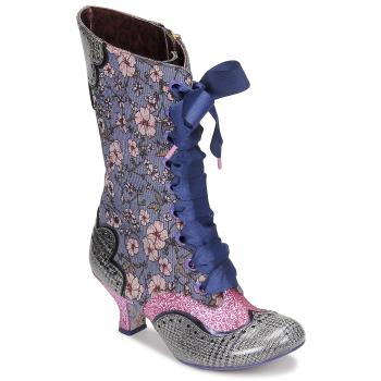 Irregular Choice  CHIMNEY SMOKE  Čižmy do mesta Fialová