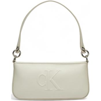 Calvin Klein Jeans  SCULPTED SHOULDER POUCH25 DEBOSS K60K612725  Tašky Béžová