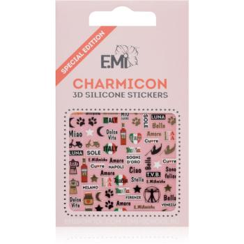 emi Charmicon Italy nálepky na nechty 3D 1 ks