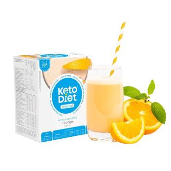 KetoDiet Proteínové smoothie – príchuť pomaranč (7 porcií) 227 g