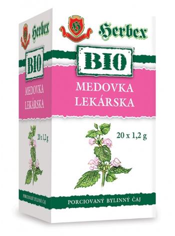 Herbex BIO Medovka lekárska vrecúška 20 x 1.2 g