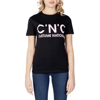 Cnc Costume National  LOGO NWF37011TS  Tričká s krátkym rukávom Čierna