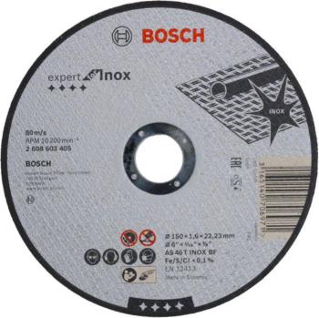 Bosch Accessories 2608603405 2608603405 rezný kotúč rovný  150 mm 22.23 mm 1 ks