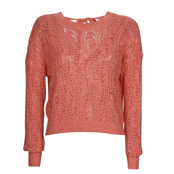 Vero Moda  VMVERENA LS OPEN BOW BACK PULLOVER BOO  Svetre Oranžová