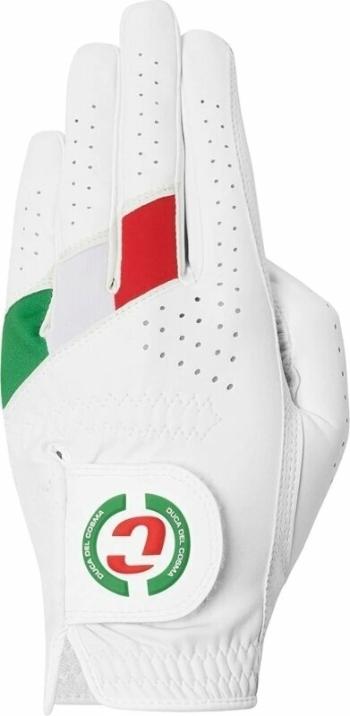 Duca Del Cosma Hybrid Pro Golf White/Green/Red L Pánske rukavice