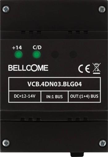 Bellcome VCB.4DN03.BLG04 príslušenstvo pre domové telefóny káblový rozvádzacia krabička 1 ks tmavosivá