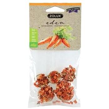 Zolux Pochúťka EDEN WOOD SLICE mrkva 30 g (3336022095043)