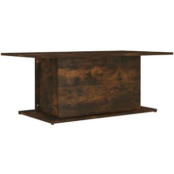 SHUMEE Konferenčný stolík dymový dub 102 × 55,5 × 40 cm drevotrieska, 813092