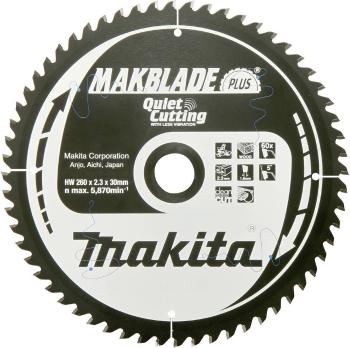 Makita MAKBLADE B-32487 tvrdokovový pílový kotúč 260 x 30 x 1.8 mm Počet zubov (na palec): 40 1 ks