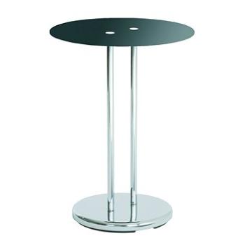 Odkládací stolek Raymond, 55 cm, černá / chrom (HA00750)
