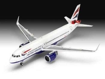 Revell 03840 RV 1:144 Airbus A320 neo British Airways model lietadla, stavebnica 1:144