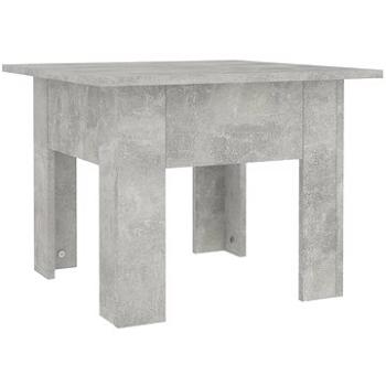 SHUMEE Konferenčný stolík betónovo sivý 55 × 55 × 42 cm drevotrieska, 810239