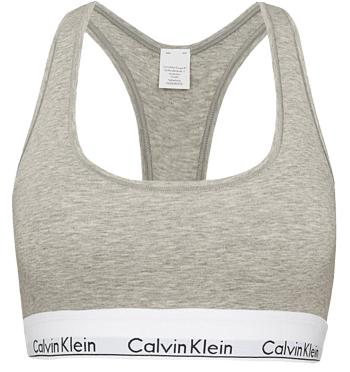 Calvin Klein - Bralette Cotton Stretch sivá-XS