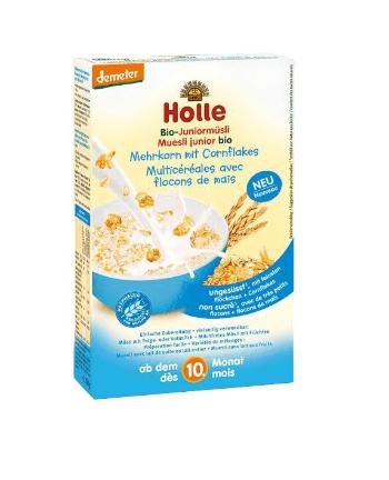 HOLLE Organické Junior viaczrnné müsli s kukuričnými lupienkami 250 g