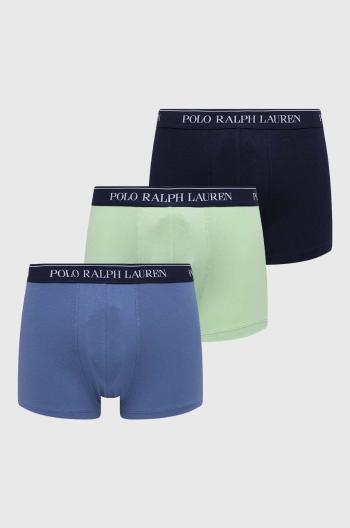 Boxerky Polo Ralph Lauren 3-pak pánske,zelená farba,714830299