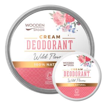 WoodenSpoon Prírodný krémový deodorant Wild flowers 60 ml