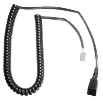 Imtradex AK-1 PS PLX-QD kábel k telefónnemu headsetu  čierna