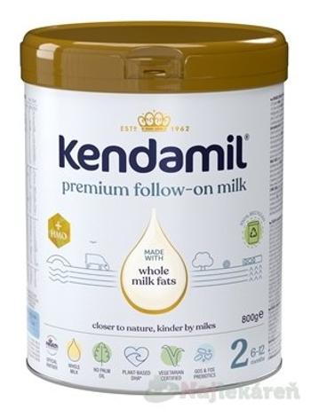 KENDAMIL Premium 2 HMO+ následná mliečna dojčenská výživa (od ukonč. 6. mesiaca) 800 g