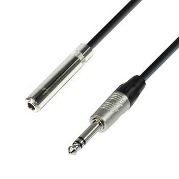 Adam Hall Cables K4 BOV 0300 - Kopfhörerverlängerung 6,3 mm Klinkenbuchse stereo