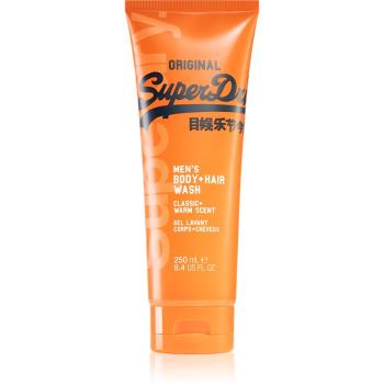 Superdry Cedarwood. Mandarin. Amber. sprchový gél na telo a vlasy pre mužov 250 ml