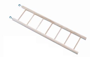 NOBBY Drevenný rebrík 7 stupňov, 74x19,5 cm