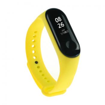 Xiaomi Mi Band 3/4 Silicone remienok, Yellow (SXI006C13)