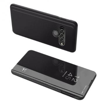 MG Clear View knižkové puzdro na LG K50S, čierne
