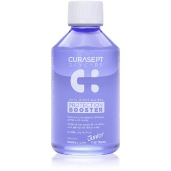 Curasept Daycare Protection Junior Booster ústna voda pre deti 7-12 years Bubble Gum 250 ml