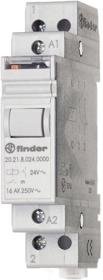 impulzný spínač montážna lišta Finder 20.21.9.024.4000 1 spínací 24 V/DC 16 A 4000 VA  1 ks