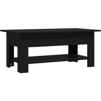 SHUMEE Konferenčný stolík čierny 102 × 55 × 42 cm drevotrieska, 810254