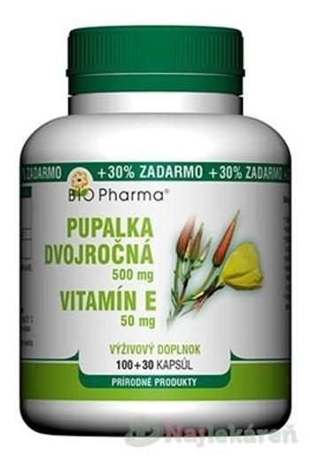 BIO-Pharma Pupalka dv.500mg Vit.E 50mg 130 toboliek