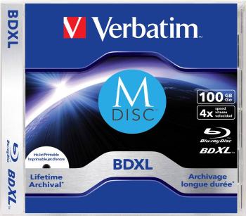 Verbatim 43833 M-DISC Blu-ray 100 GB 1 ks SlimCase možnosť potlače