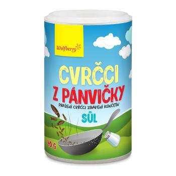 WOLFBERRY Cvrčky z panvičky soľ 40 g