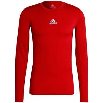 adidas  Tričká s krátkym rukávom Techfit Compression  Červená