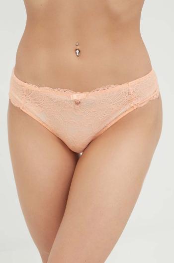 Nohavičky Emporio Armani Underwear oranžová farba