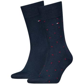 Tommy Hilfiger  Two Pack Knitted Dot Socks Navy  Ponožky Modrá