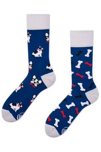 Modro-biele ponožky Dog Affair