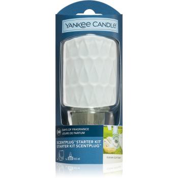 Yankee Candle Clean Cotton elektrický difuzér + náhradná náplň