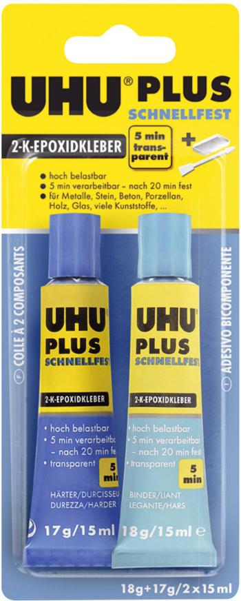 UHU Plus Schnellfest dvojzložkové lepidlo 45700 35 g