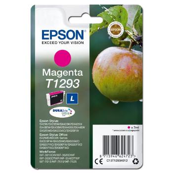 EPSON T1293 (C13T12934012) - originálna cartridge, purpurová, 7ml
