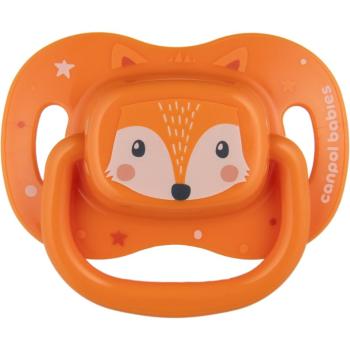 Canpol babies Cute Animals Soother 6-18m cumlík Orange 1 ks