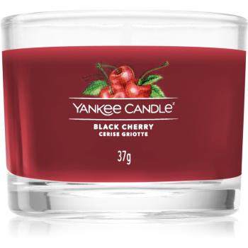 Yankee Candle Black Cherry votívna sviečka glass 37 g