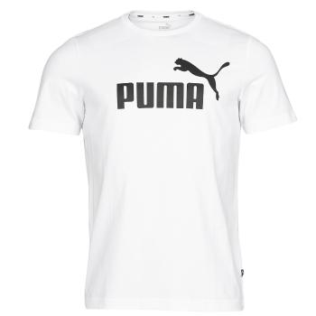 Puma  ESS LOGO TEE  Tričká s krátkym rukávom Biela